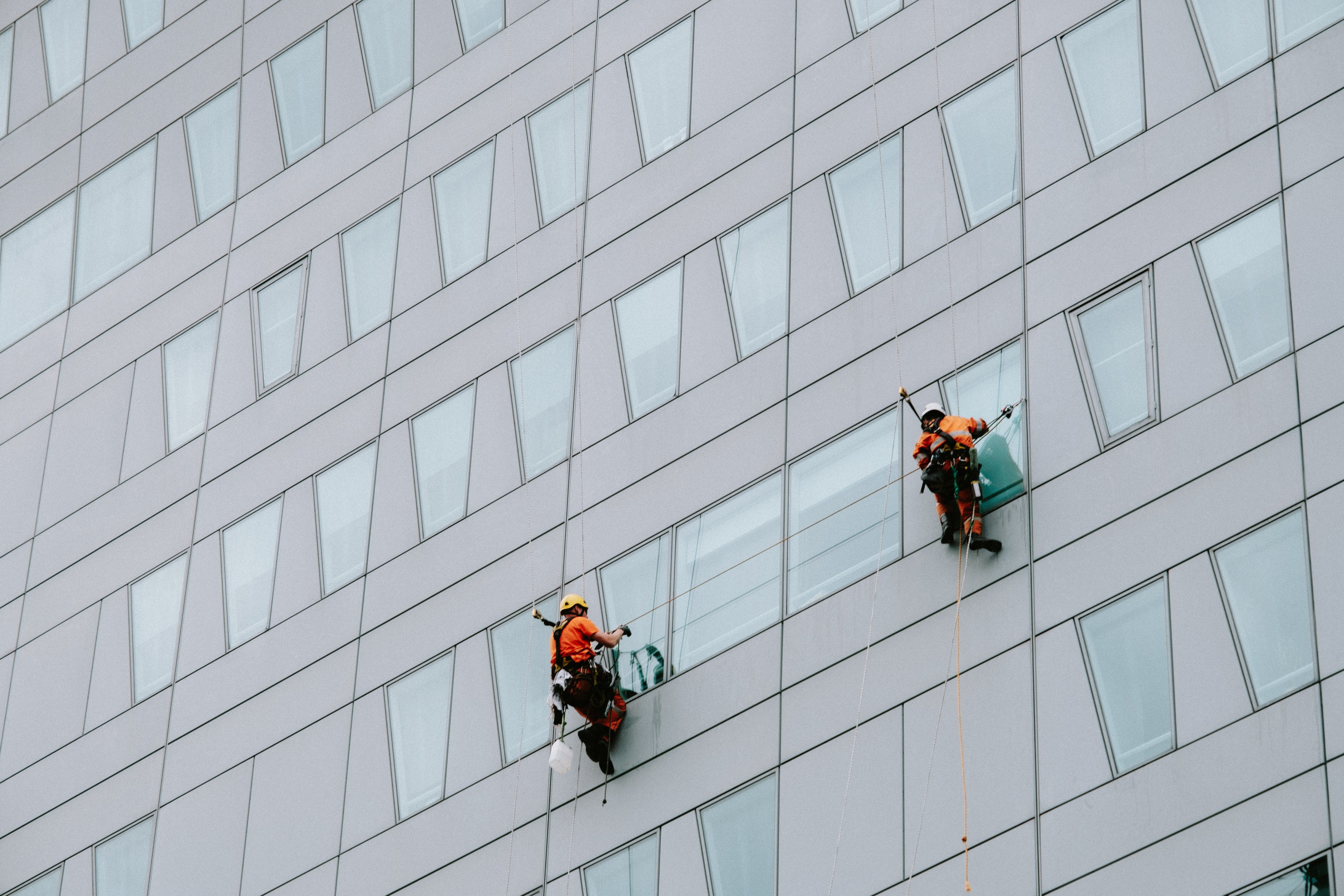 two men working at heights